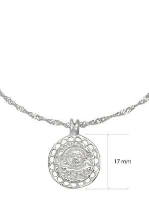 Collier Mr. Sun Argenté Acier inoxydable h5 Image3